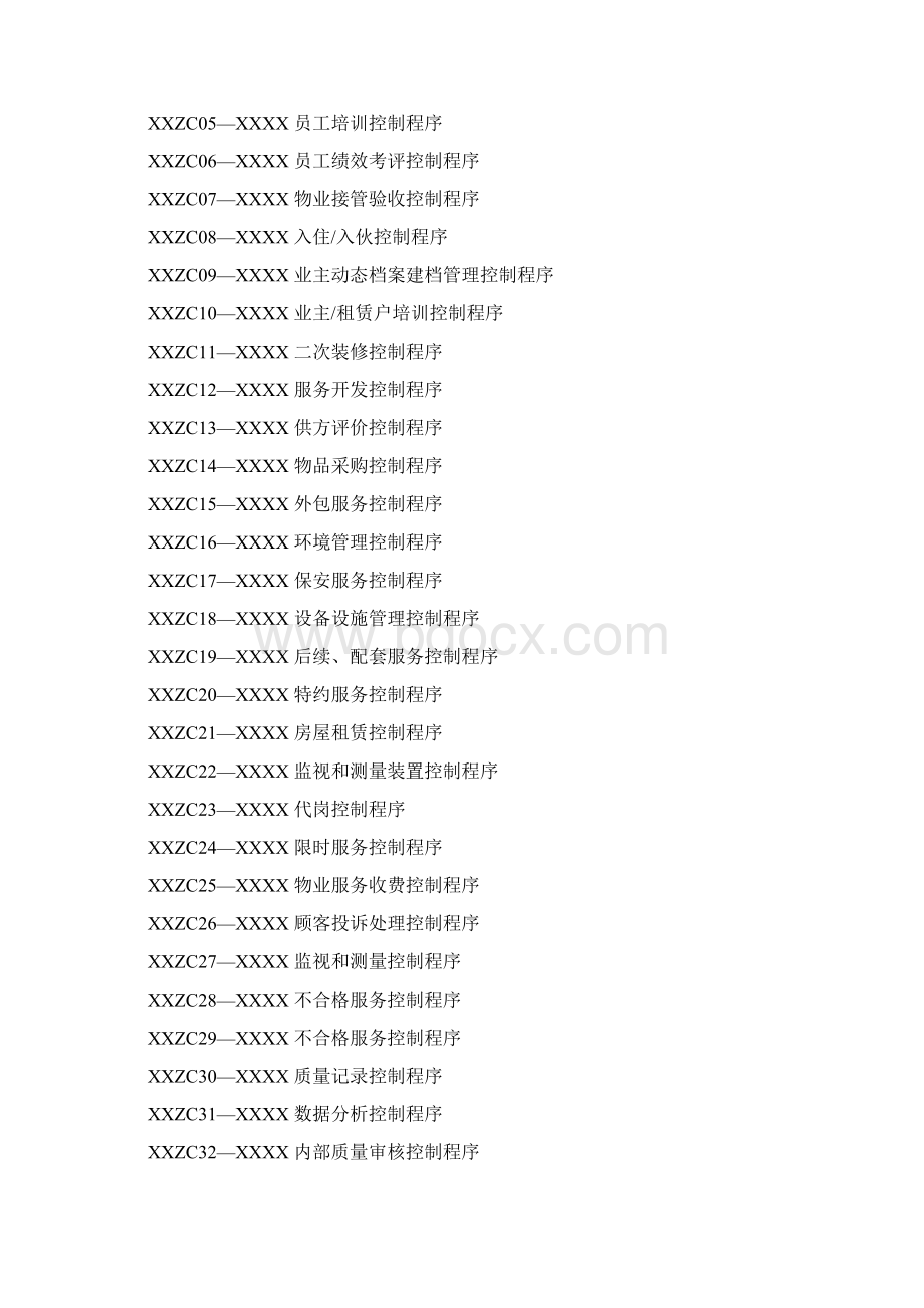 物业管理企业编写ISO9001程序文件指南DOC 12页文档格式.docx_第3页