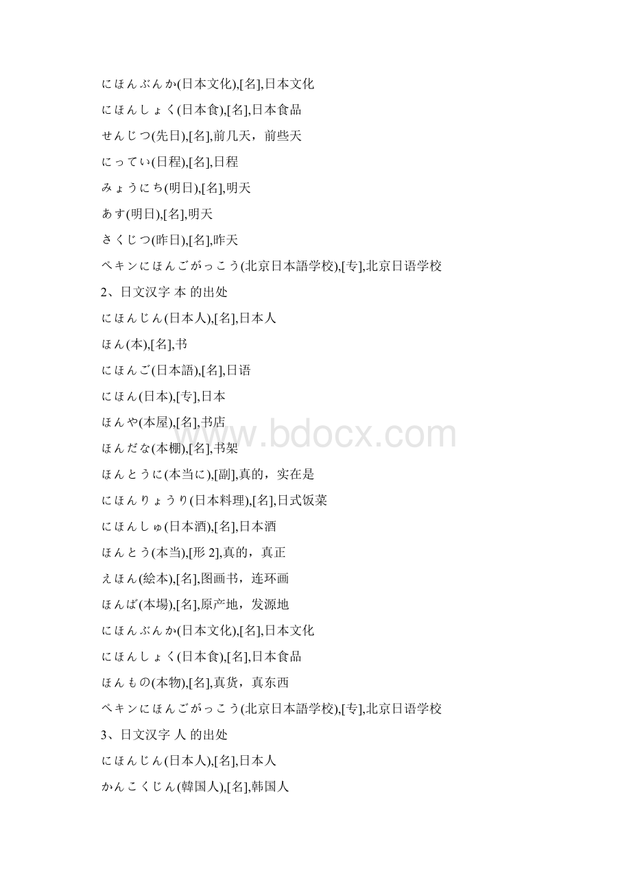 标准日本语初级汉字以单词表为序1.docx_第2页