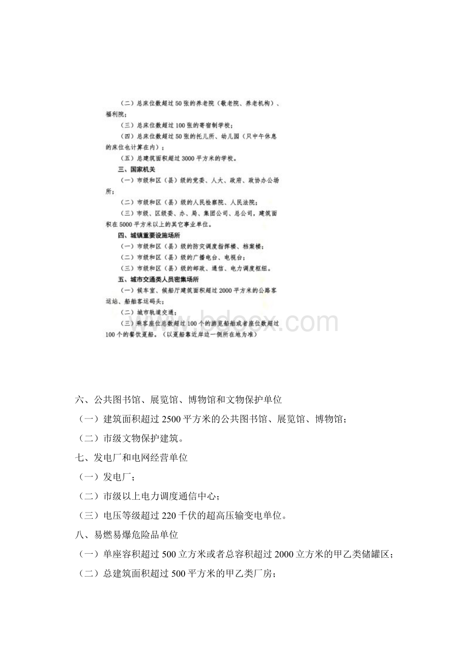 天津市消防安全重点单位界定标准Word文件下载.docx_第2页