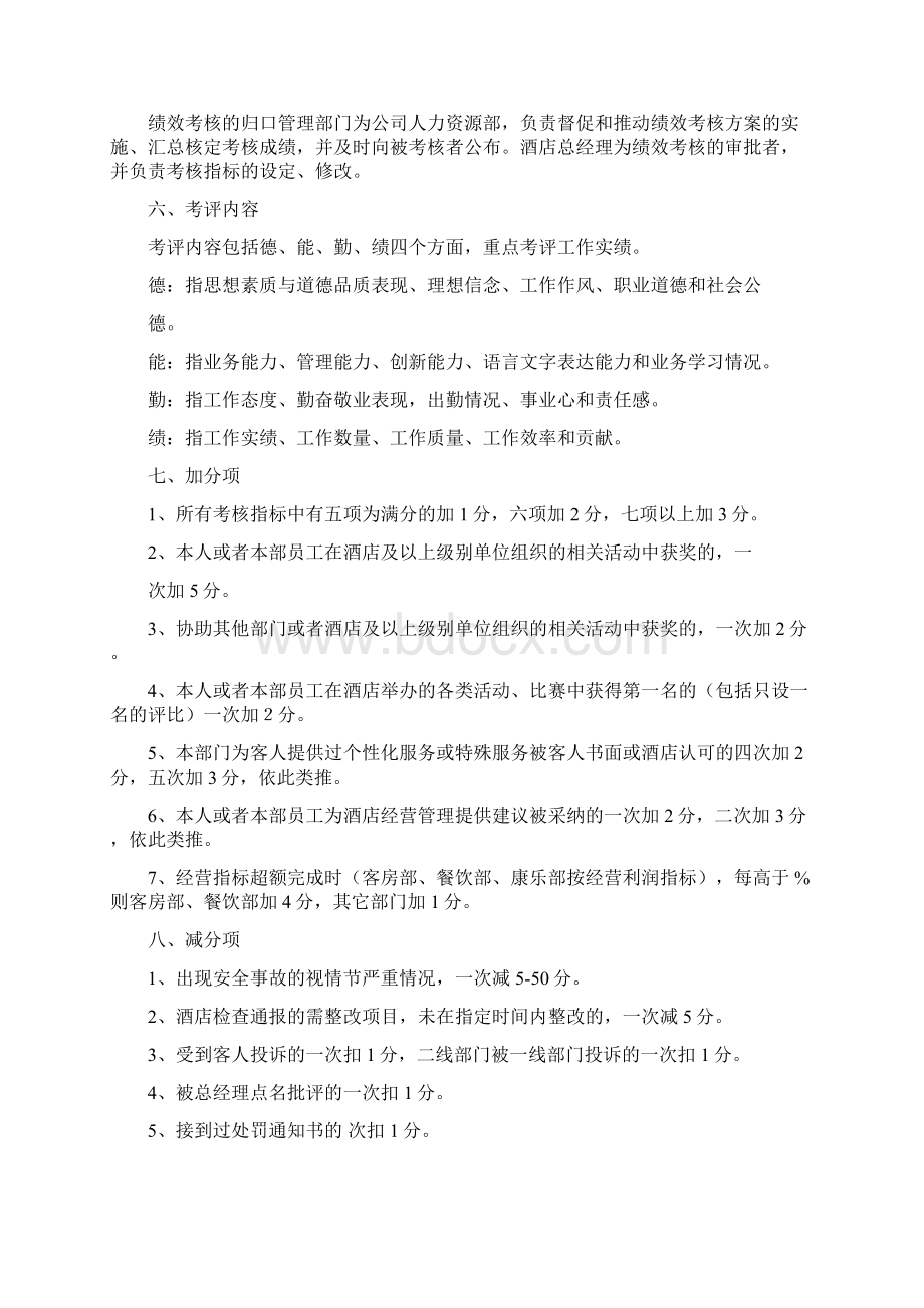 中层管理人员绩效考核办法14PWord格式.docx_第2页