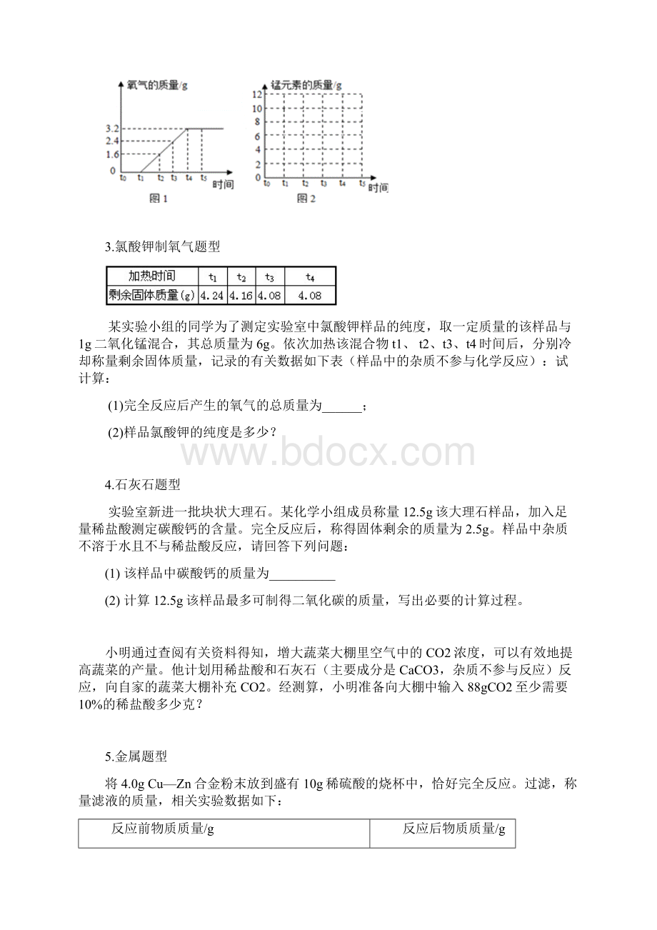 中考九年级上册化学计算题专题训练.docx_第2页