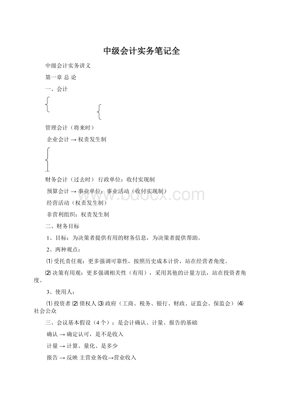 中级会计实务笔记全.docx_第1页