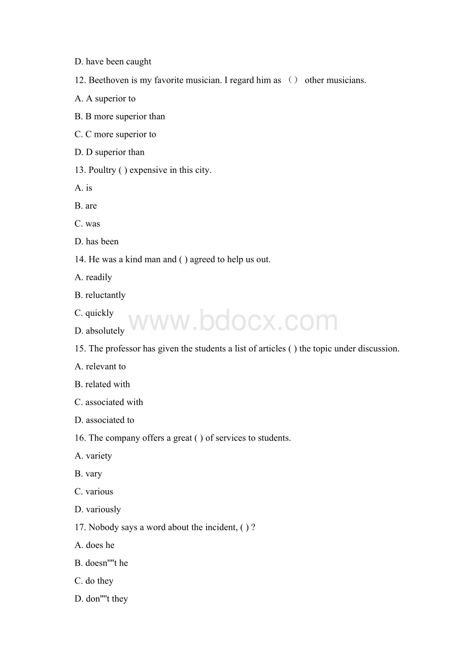 重庆大学161批次大学英语3第2次 答案.docx_第3页