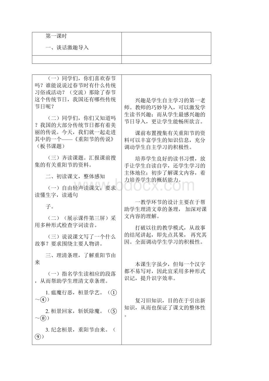 S版四年级语文上册第八单元课文教案Word文档格式.docx_第2页