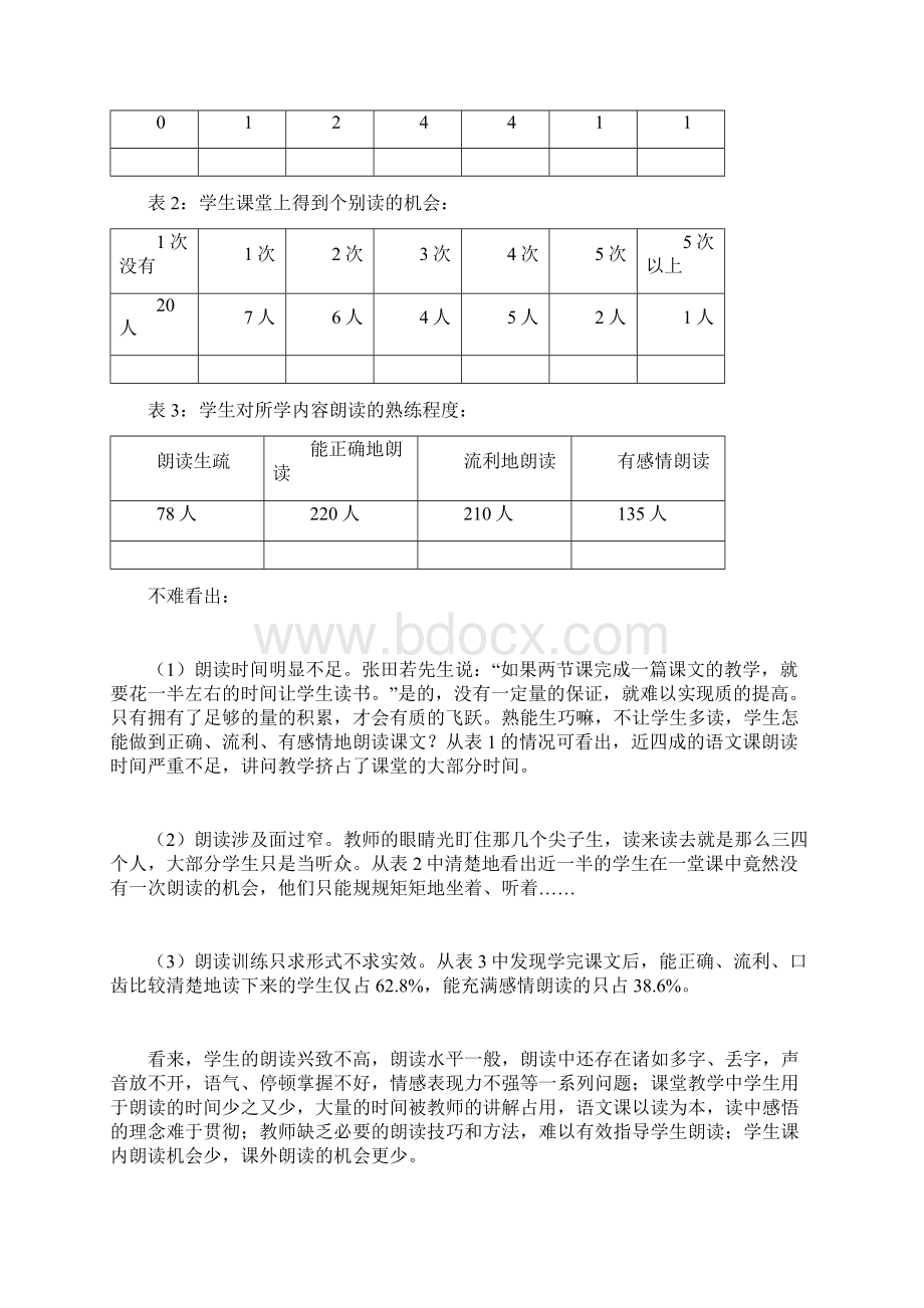 课题研究提高小学生朗读能力的对策研究Word文档下载推荐.docx_第2页