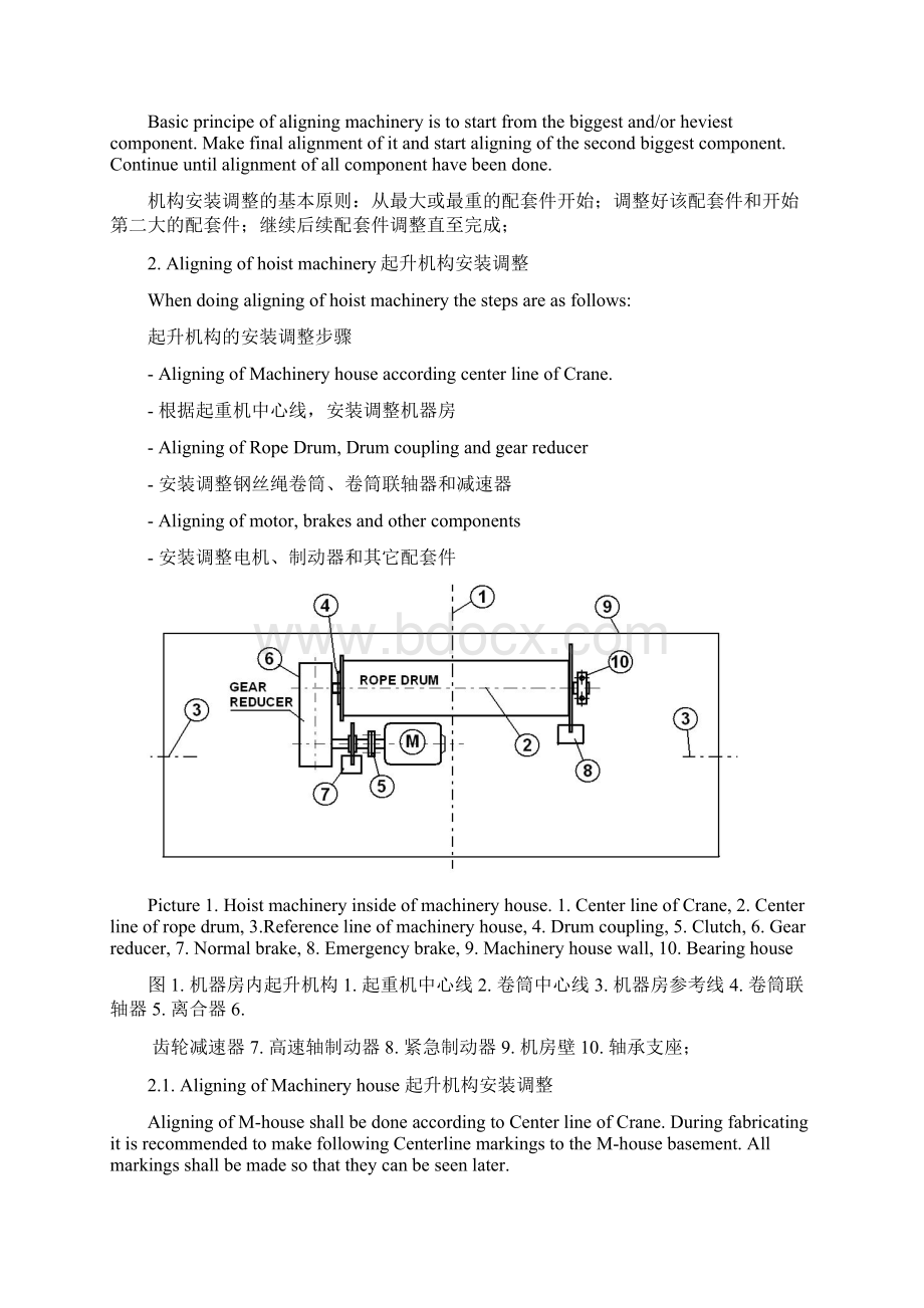 FA247Aen Alignment of hoist machineryBM起升机构安装和调整.docx_第2页