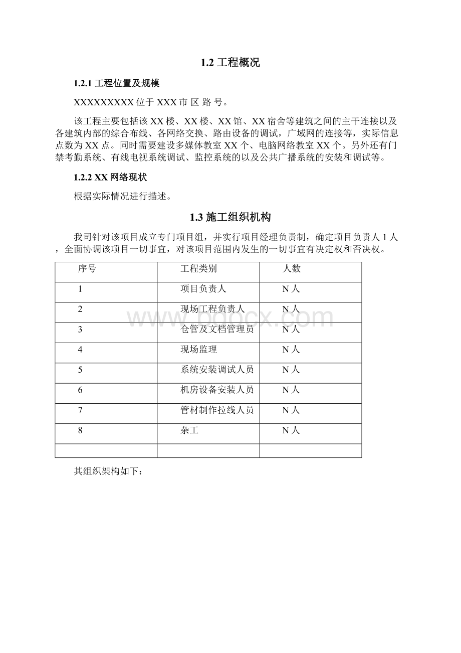 最新版工程项目施工方案方案newWord文件下载.docx_第3页