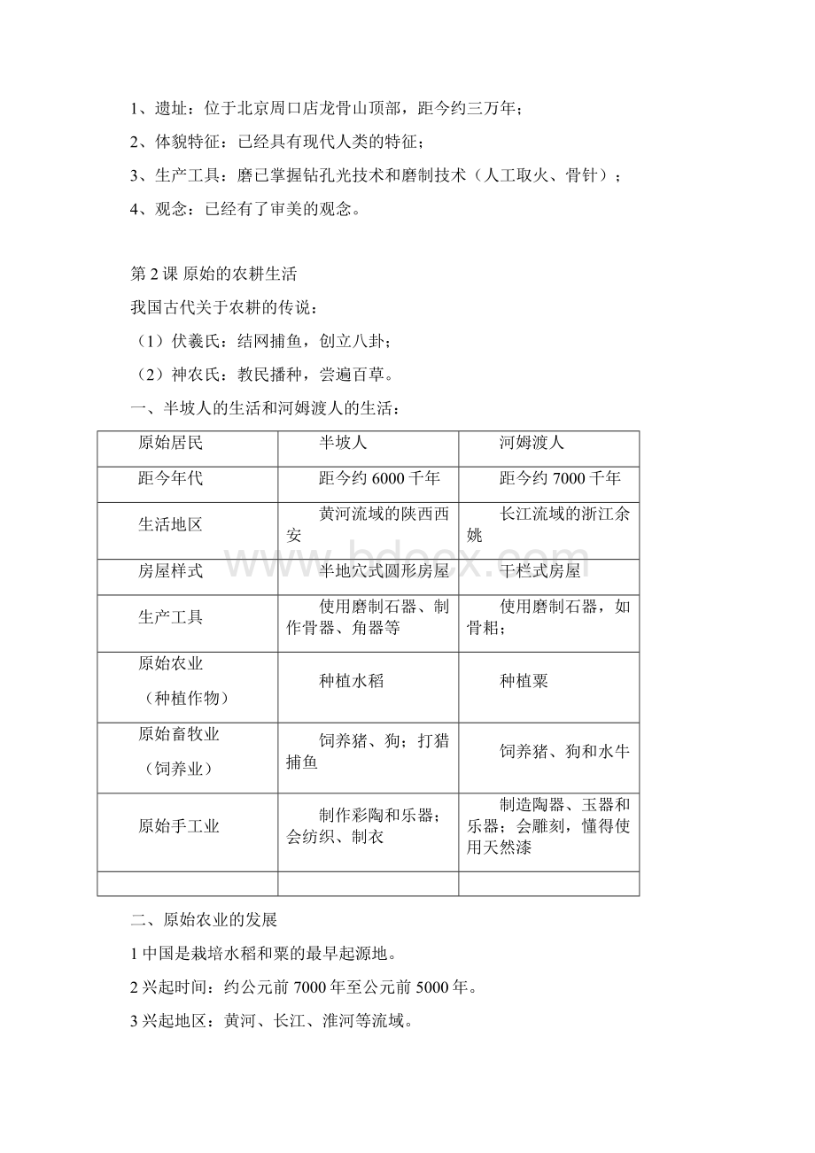 最新人教版七年级上册中国历史期末知识点总结完整版.docx_第2页