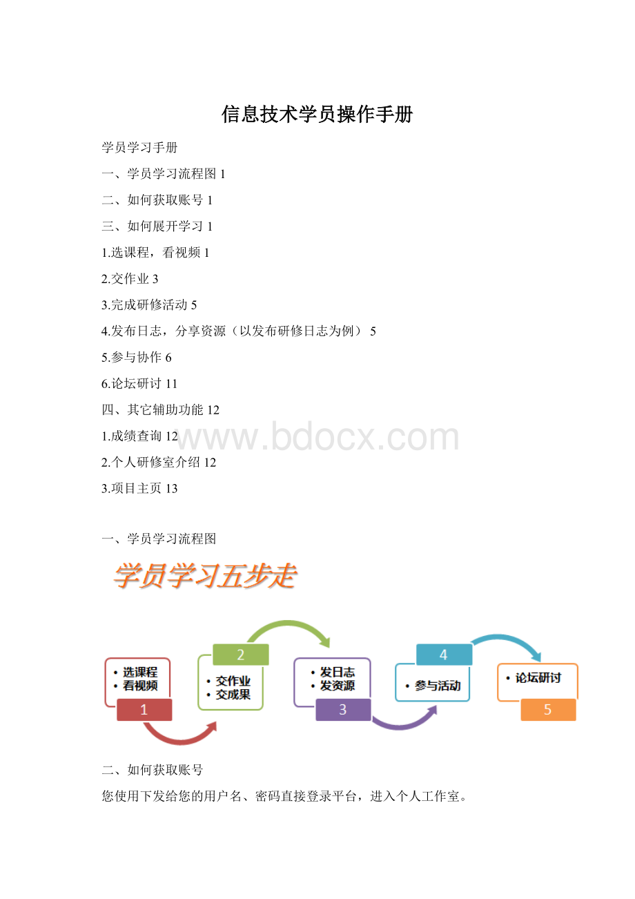 信息技术学员操作手册.docx_第1页