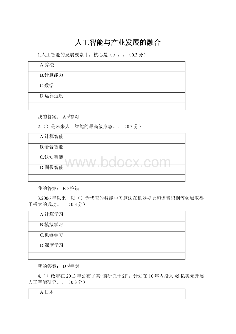 人工智能与产业发展的融合Word格式文档下载.docx_第1页