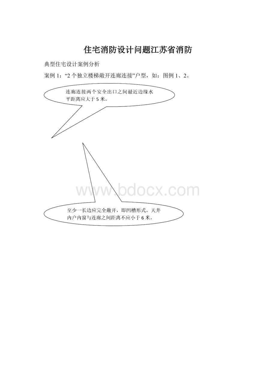 住宅消防设计问题江苏省消防Word下载.docx