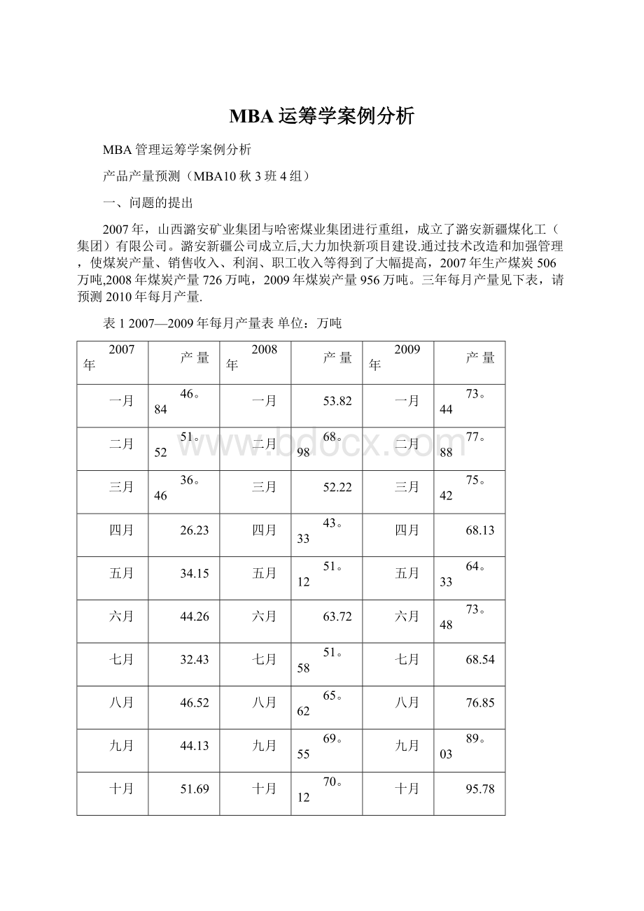 MBA运筹学案例分析.docx_第1页