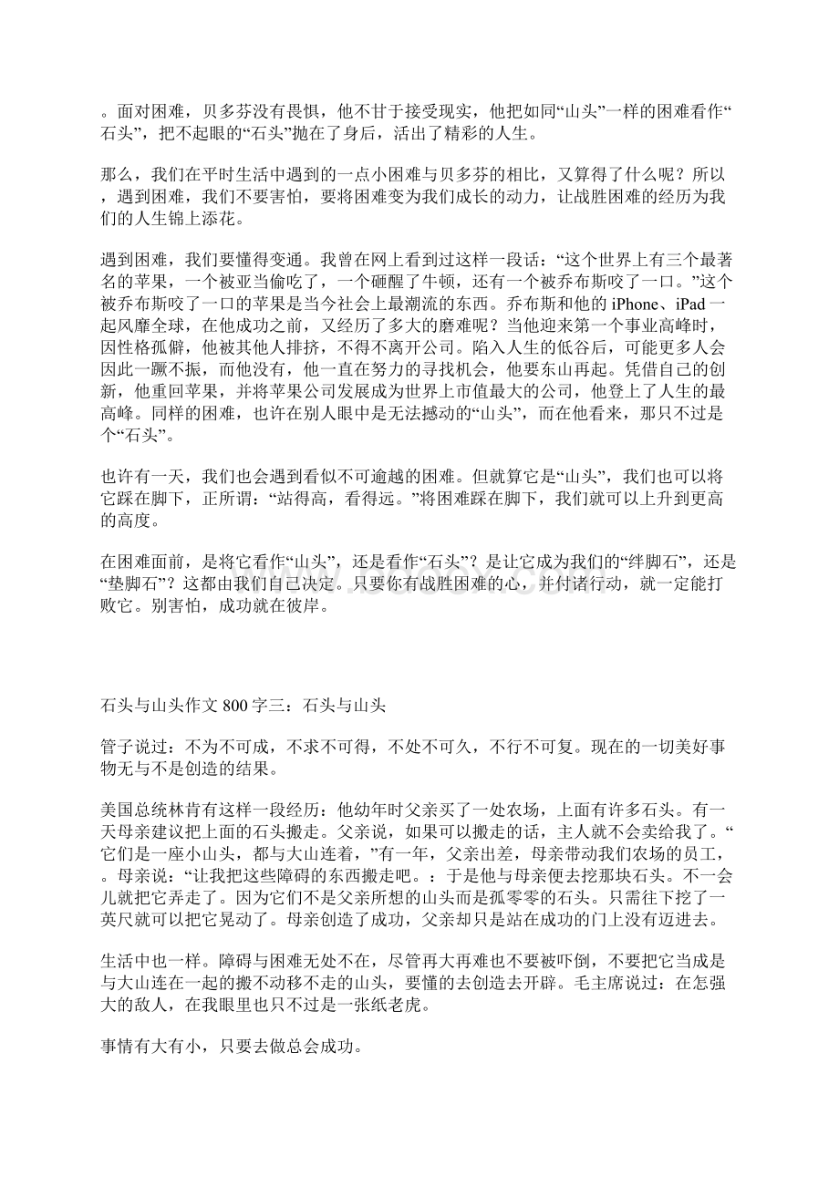 石头与山头作文800字.docx_第2页