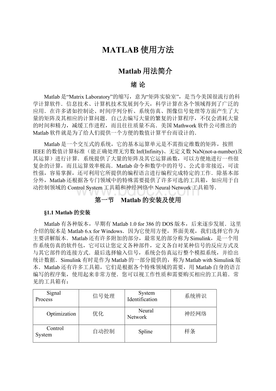 MATLAB使用方法.docx_第1页