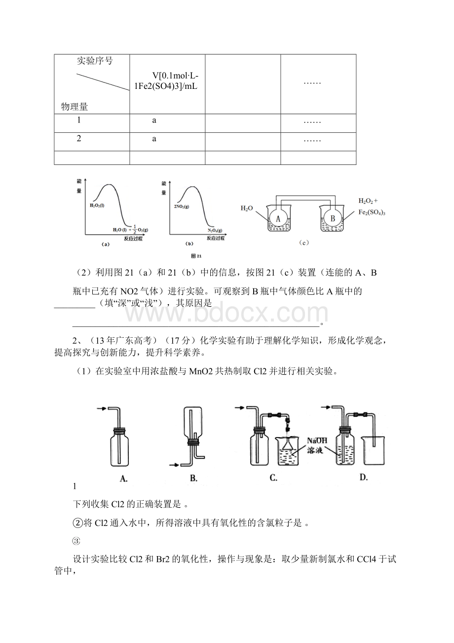 届高考化学专题复习题化学实验与探究题.docx_第2页