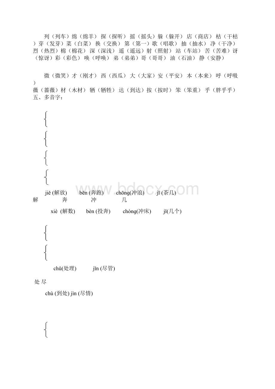 人教版二年级下册语文总复习资料.docx_第2页