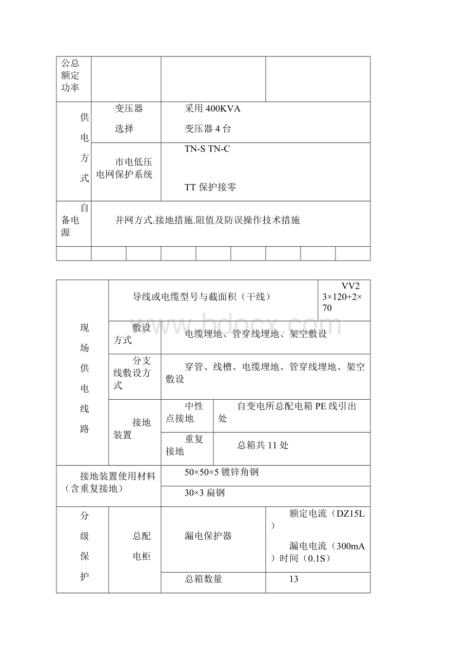 施工现场临时用电施工组织设计污水处理厂最终版.docx_第2页