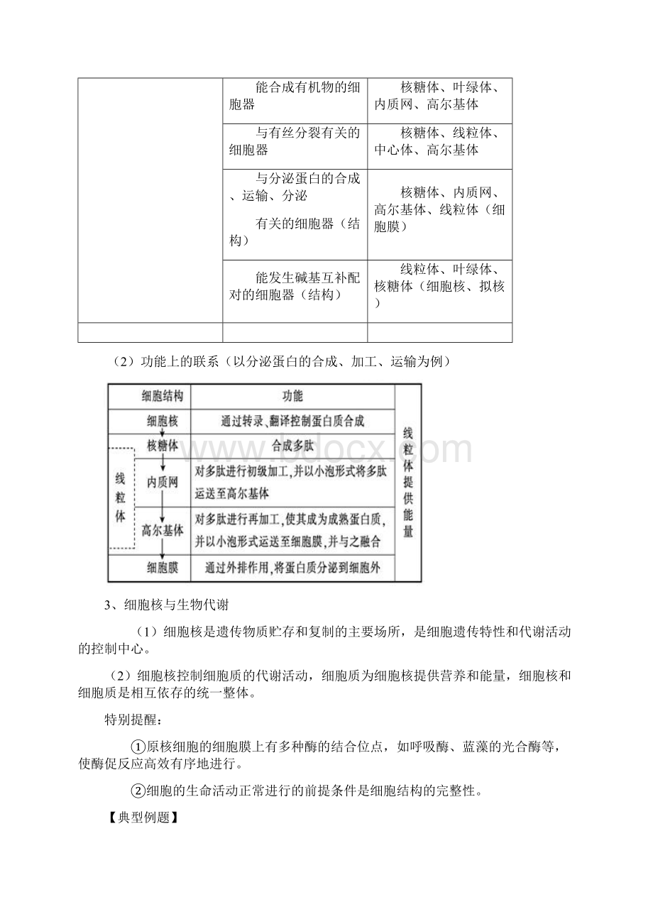 高考第二轮复习专题 细胞的代谢.docx_第3页