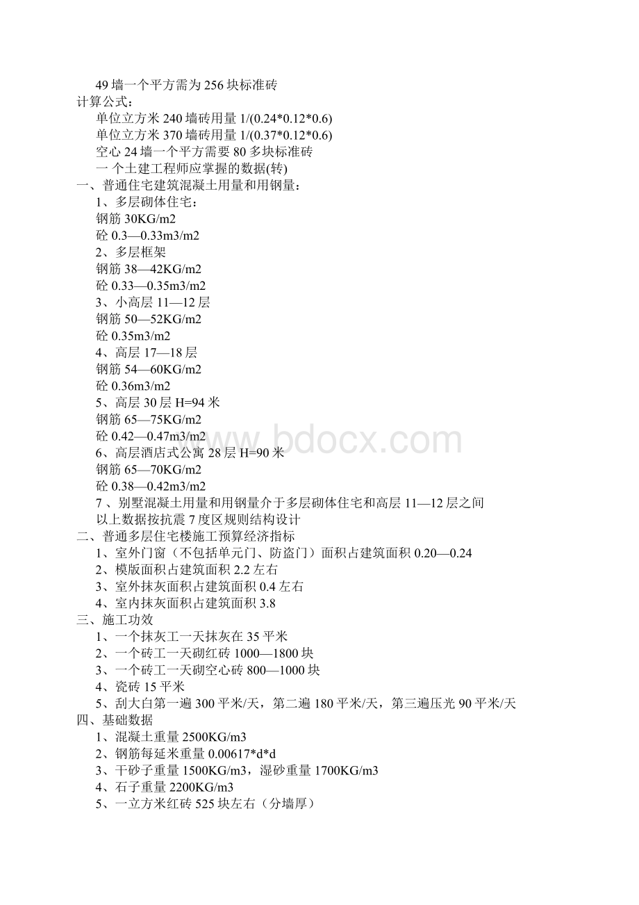 房地产建筑成本及大清包价格文档格式.docx_第3页