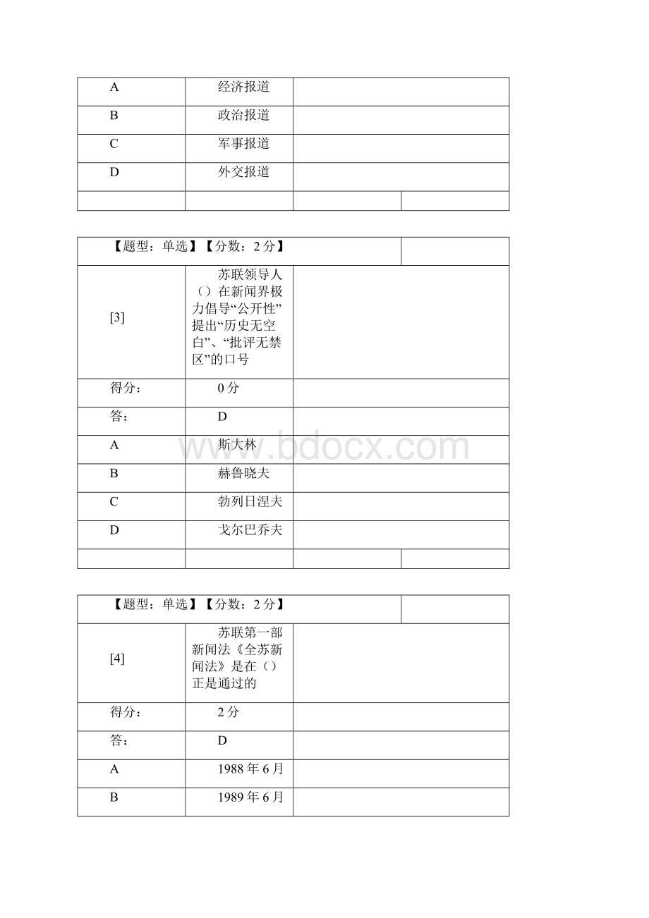 自考外国新闻事业史单元测试3.docx_第2页