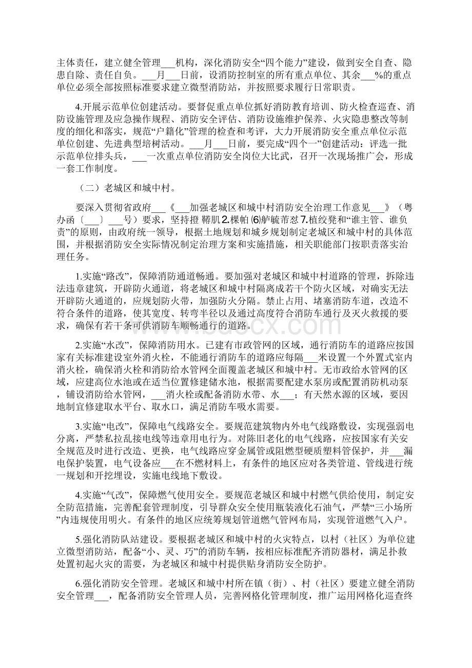 夏季消防安全专项治理工作方案.docx_第2页