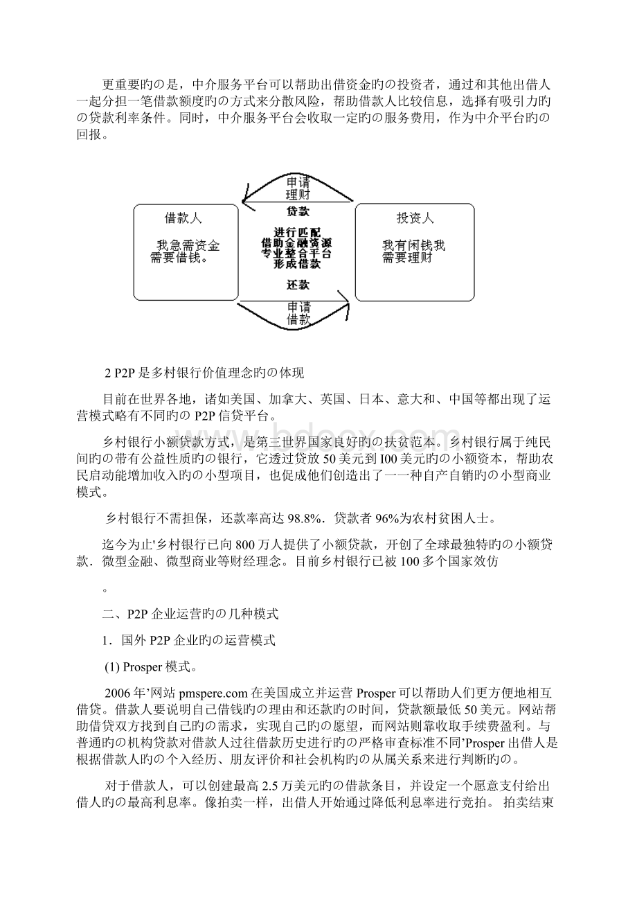 P2P融资平台项目建设经营创业项目商业计划书.docx_第2页