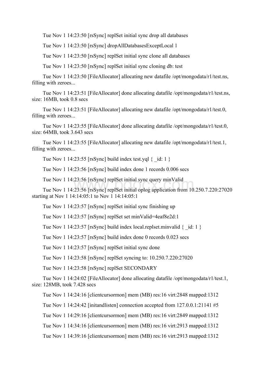 何小伟向Mongodb集群添加新的成员节点.docx_第3页