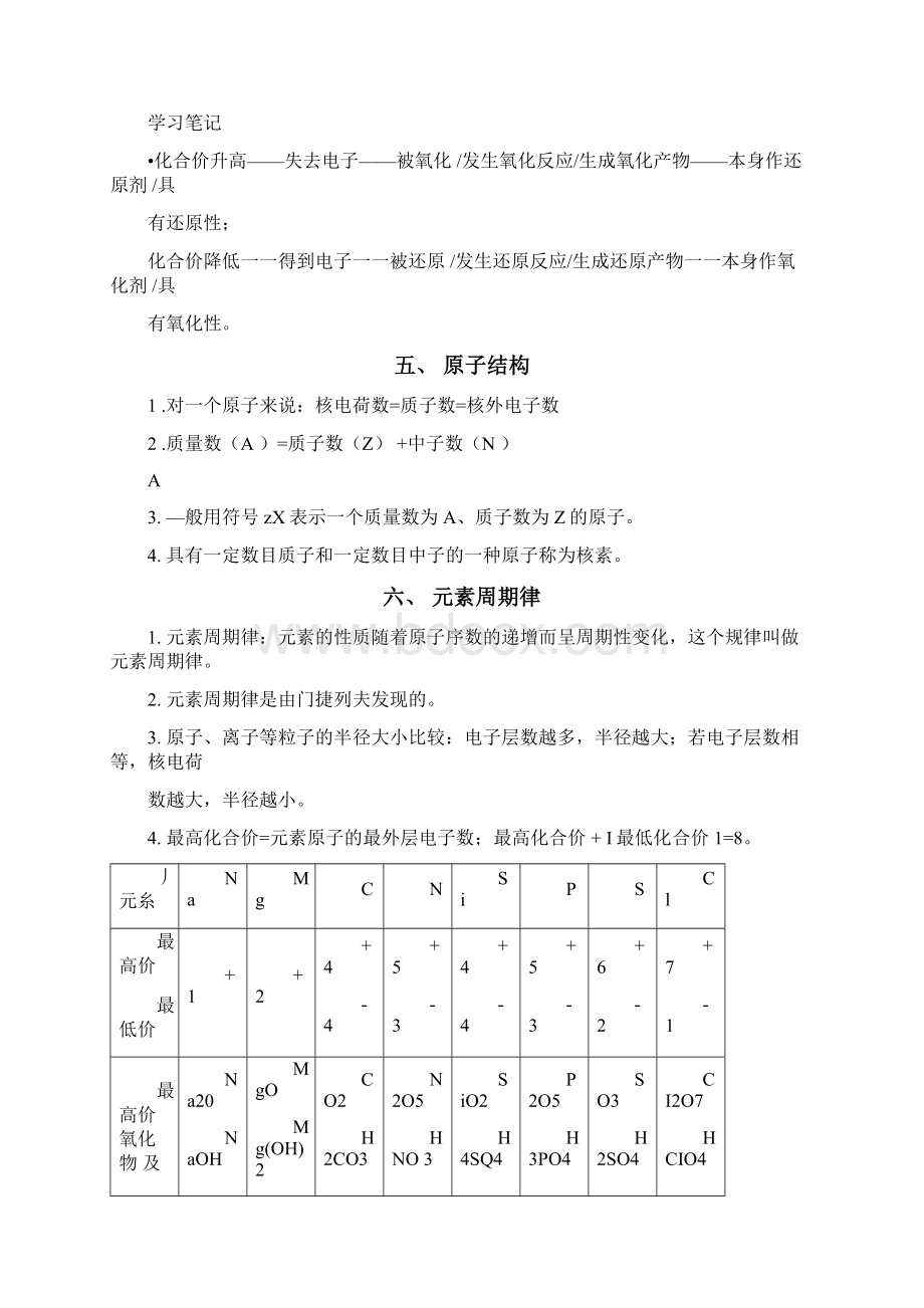 高中化学学业水平考试会考文档格式.docx_第3页