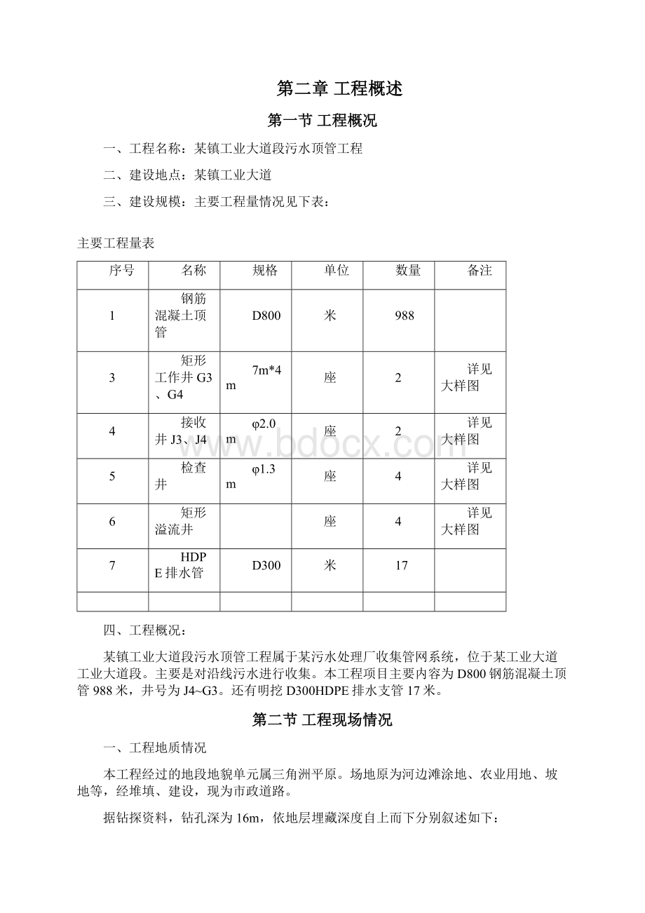 中山市某大道中顶管工程施工组织设计.docx_第2页