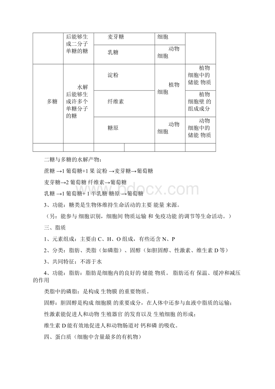 江苏省小高考生物总复习提纲超强Word下载.docx_第3页