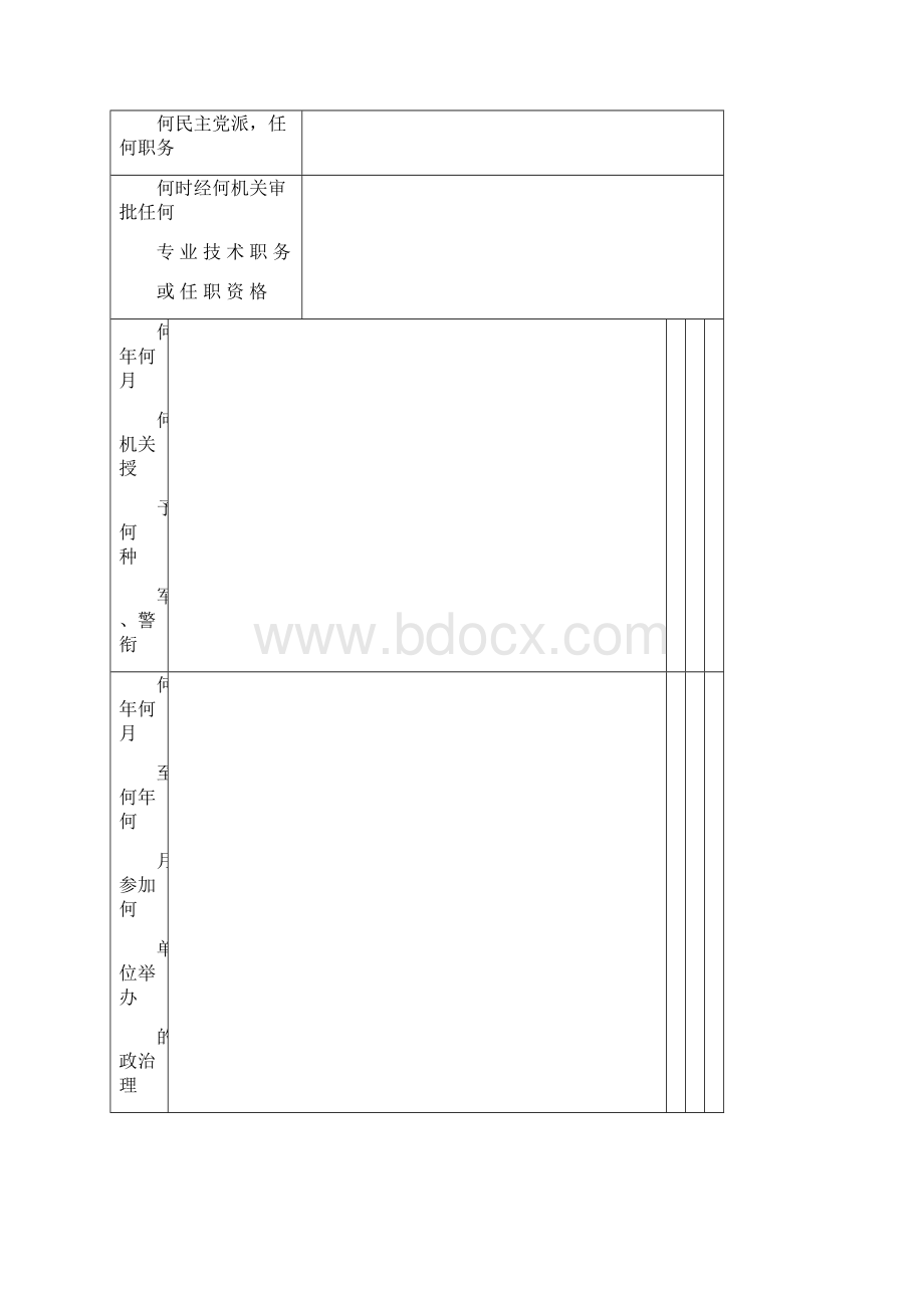 事业单位工作人员个人简历表.docx_第3页