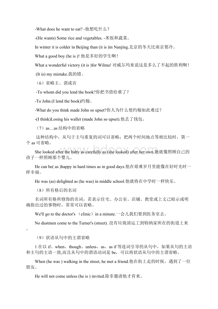 英语省略和倒装及练习.docx_第2页