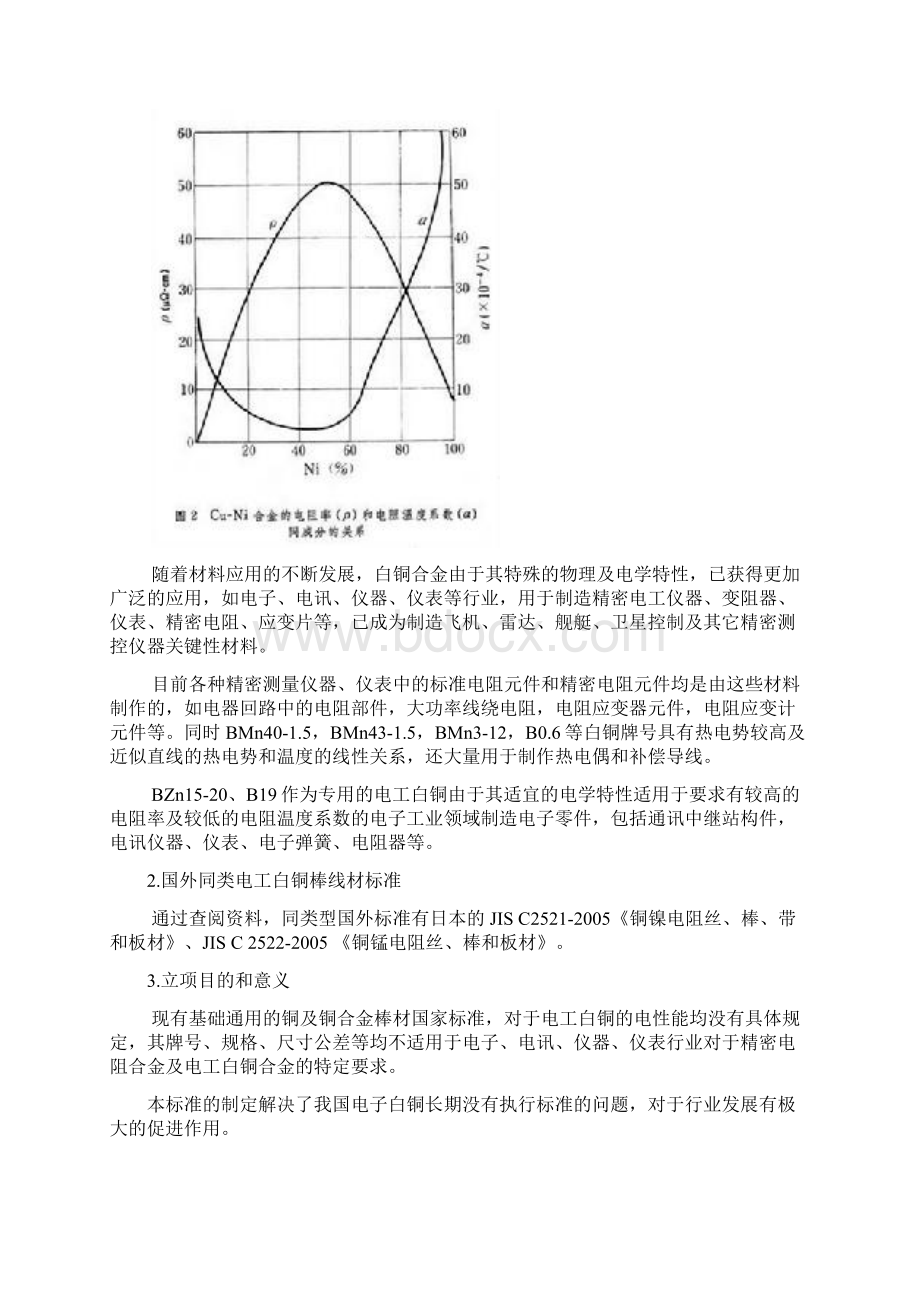 换向器用铜及铜合金梯型型材编制说明.docx_第2页