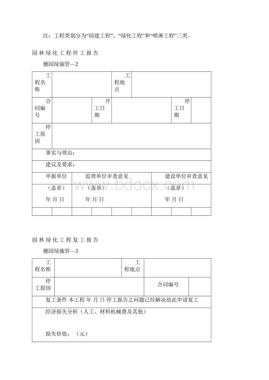 城市绿化工程施工用表.docx_第2页