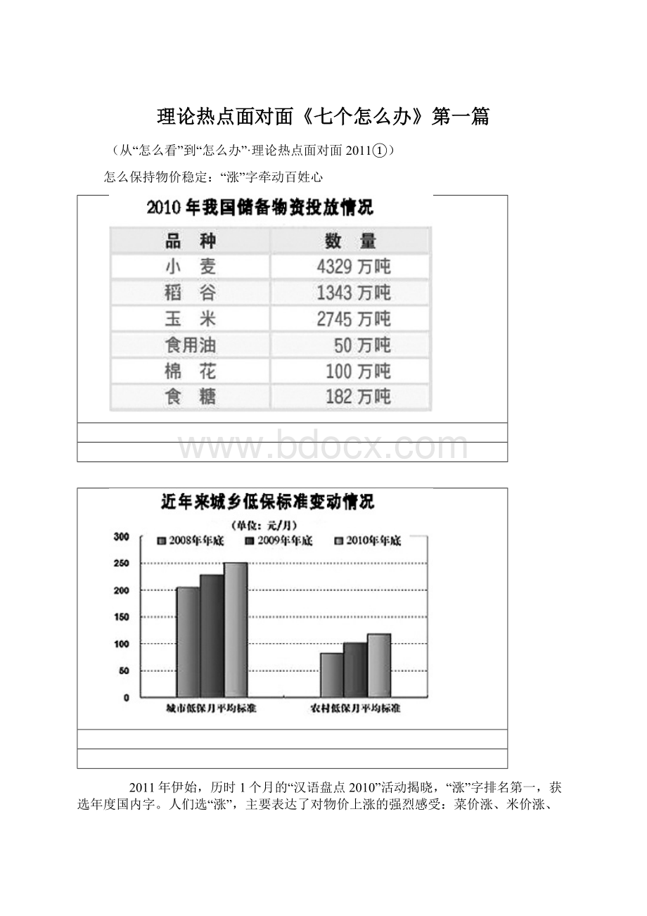 理论热点面对面《七个怎么办》第一篇.docx_第1页