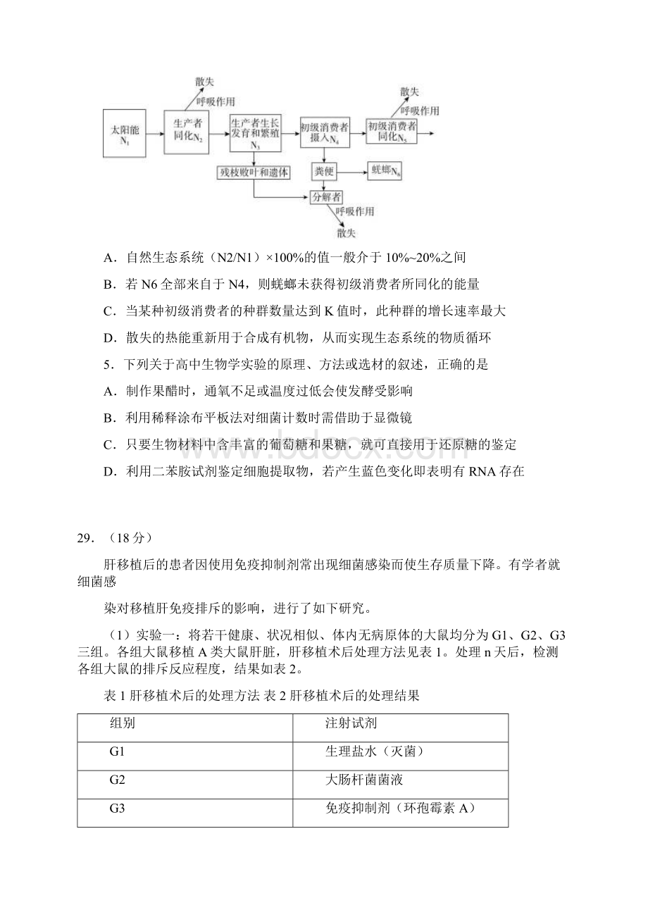 北京市朝阳区届高三二模理综试题Word文档下载推荐.docx_第2页