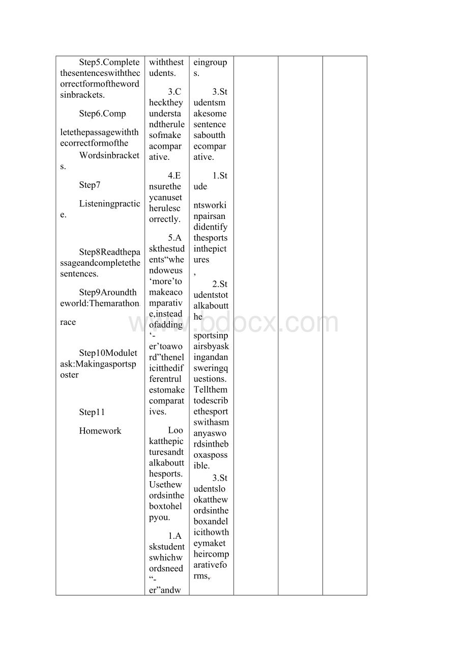 外研版八年级英语上册Module3Unit3Languageinuse教案.docx_第2页