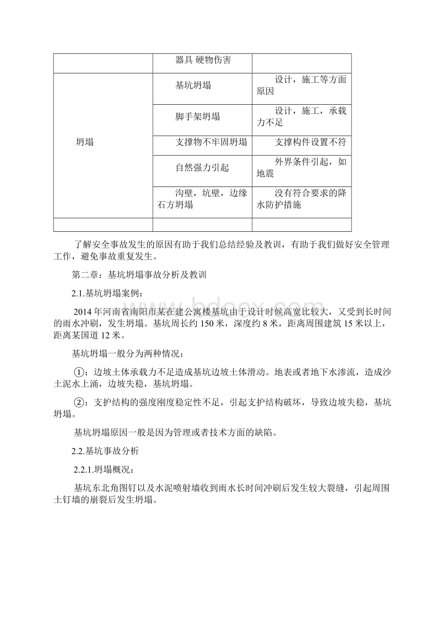 土木工程施工安全事故案例及教训.docx_第3页