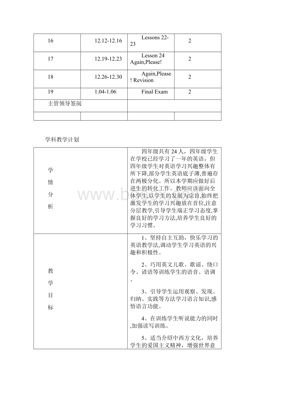 冀教版小学四年级上册英语全册教案.docx_第2页