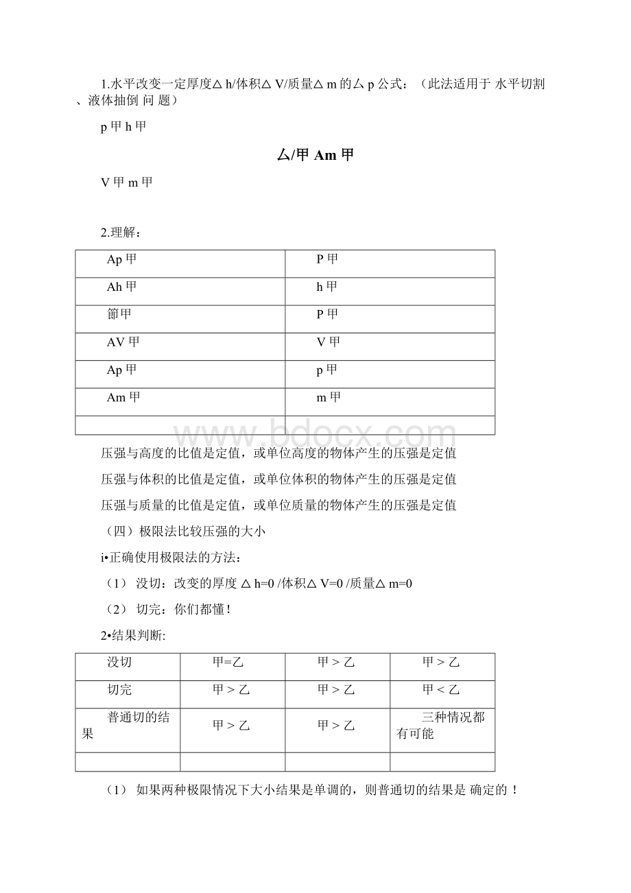 压强选择题总结讲义.docx_第3页