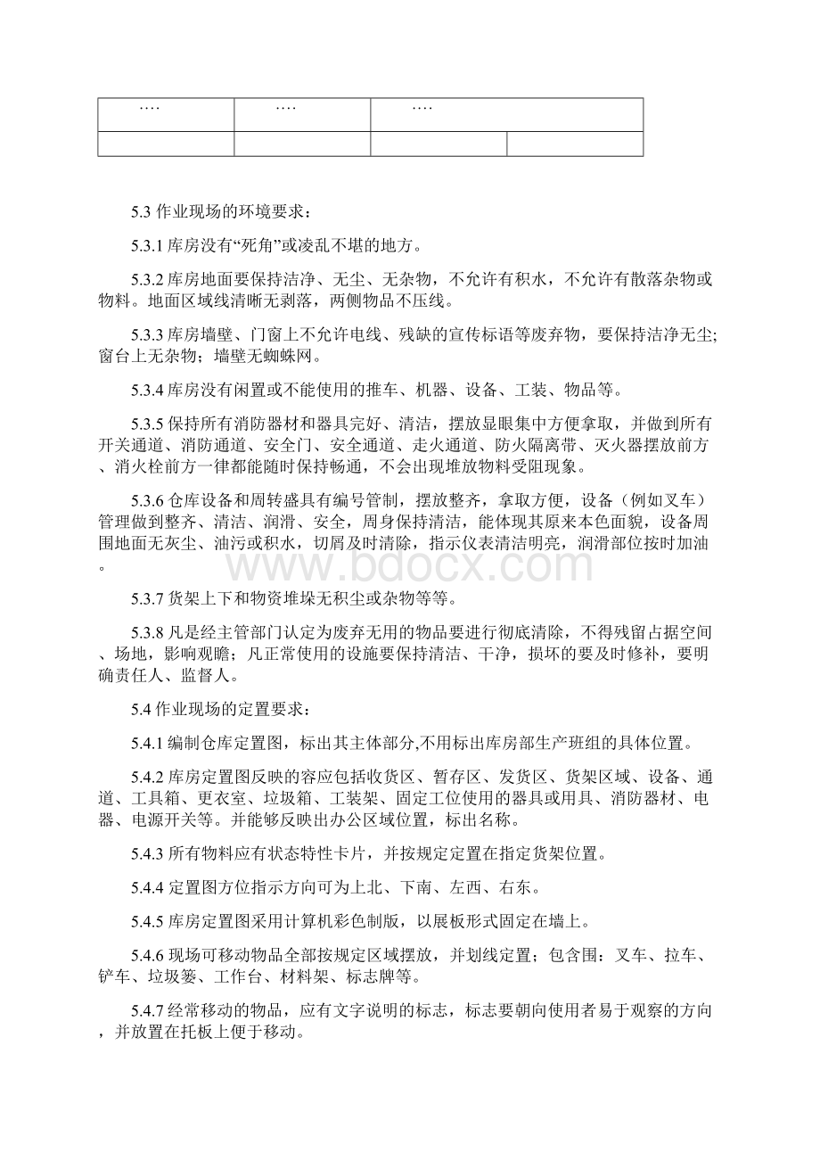 仓库5S管理规范标准详Word格式.docx_第3页