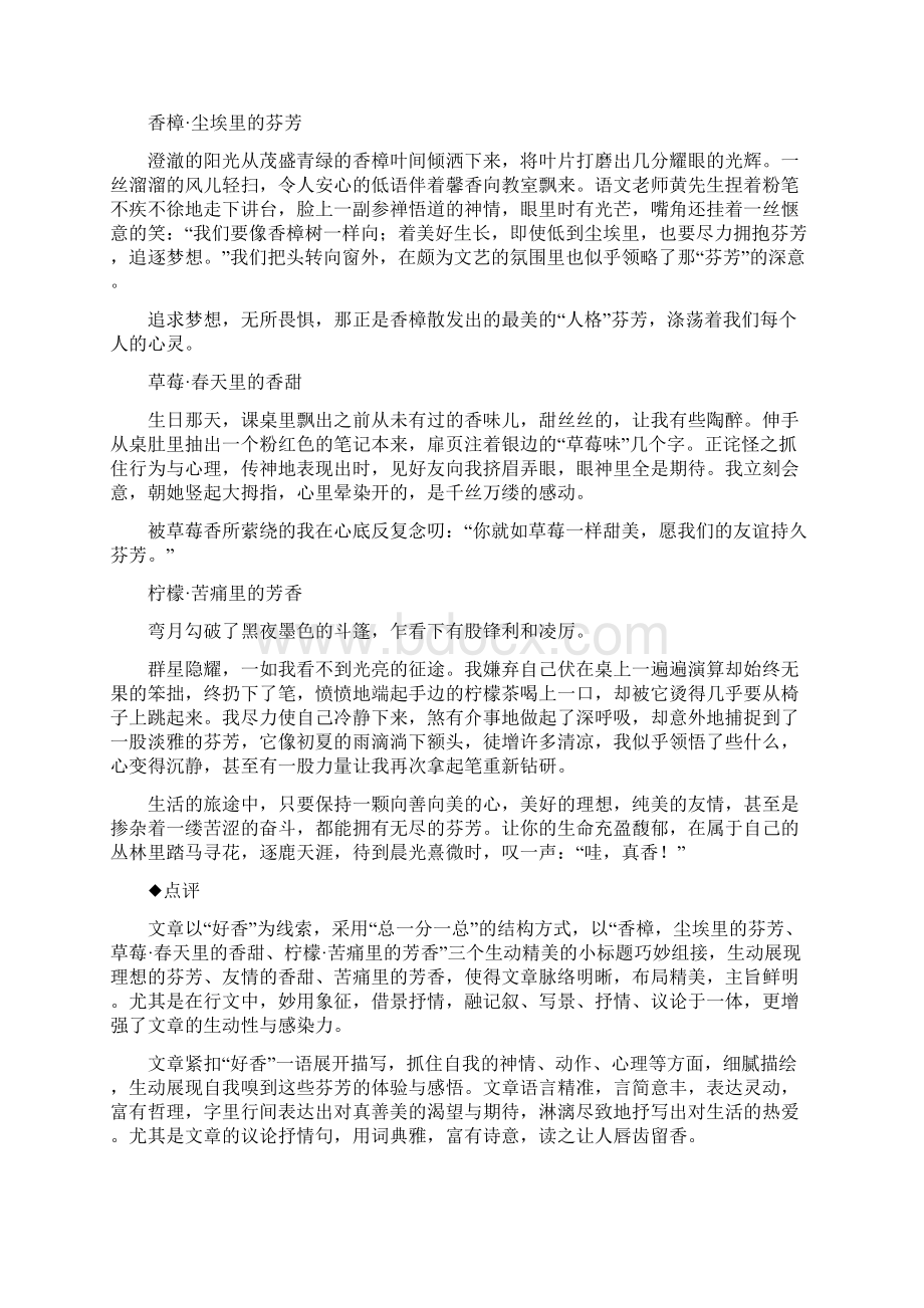 结构布局巧妙清晰明了中考语文记叙文致胜攻略.docx_第2页