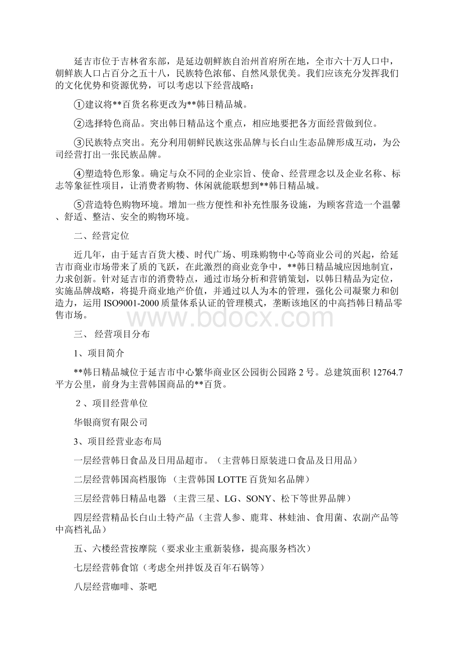 商场百货运营方案策划Word格式.docx_第2页