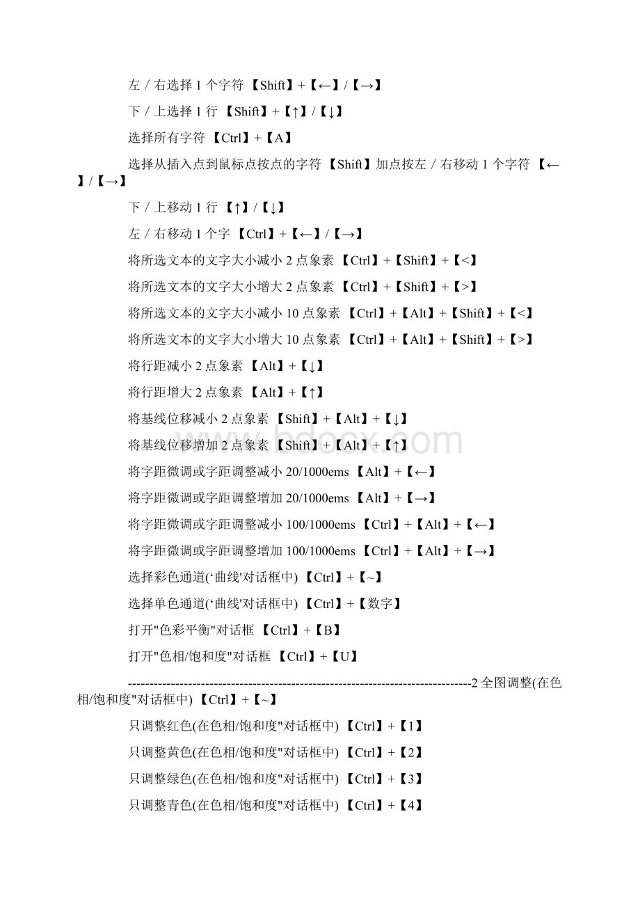 PS快捷键大全.docx_第3页