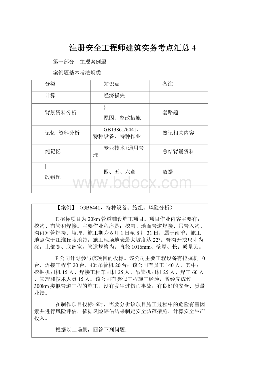 注册安全工程师建筑实务考点汇总4.docx