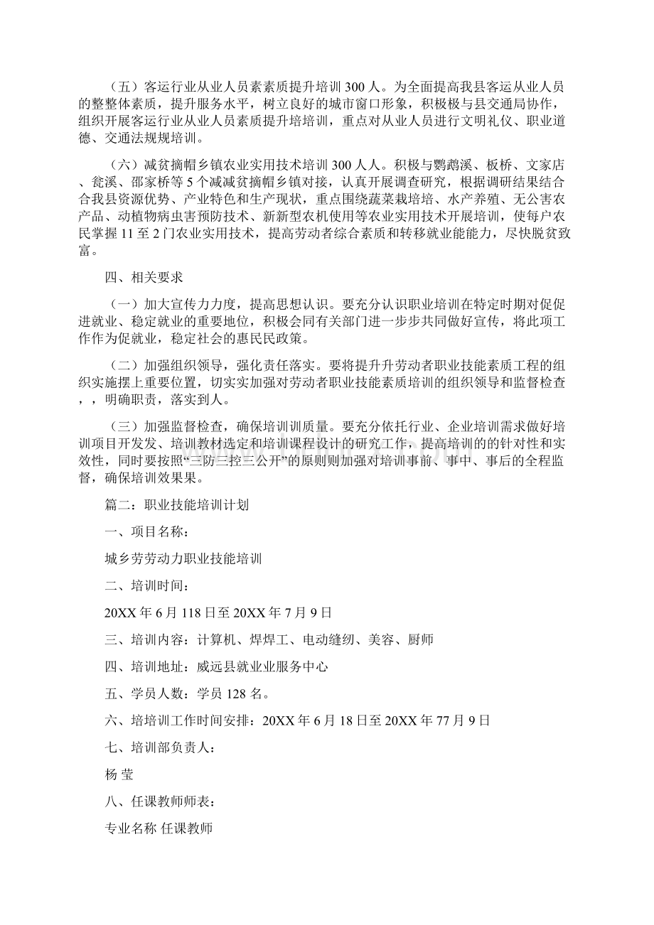 职业技能培训计划.docx_第2页