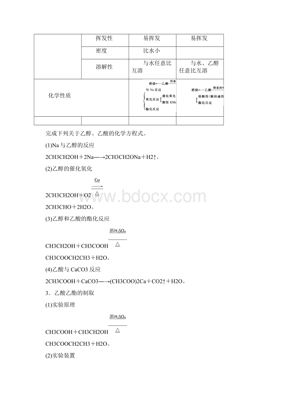 高考化学总复习第九章有机化合物课时2生活中两种常见的有机物基本营养物质练习新人教版.docx_第2页