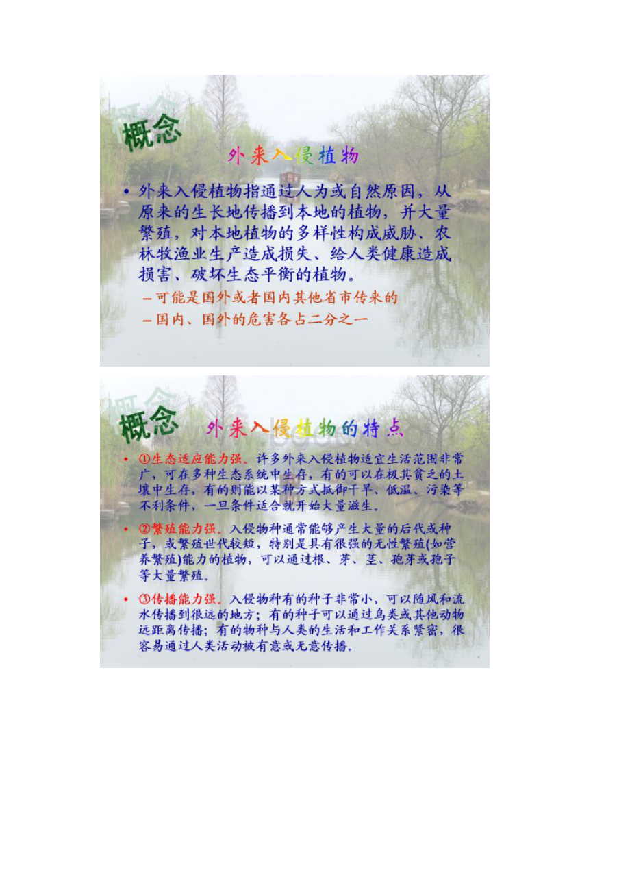 关于西溪湿地外来入侵植物的考察报告Word文档格式.docx_第3页