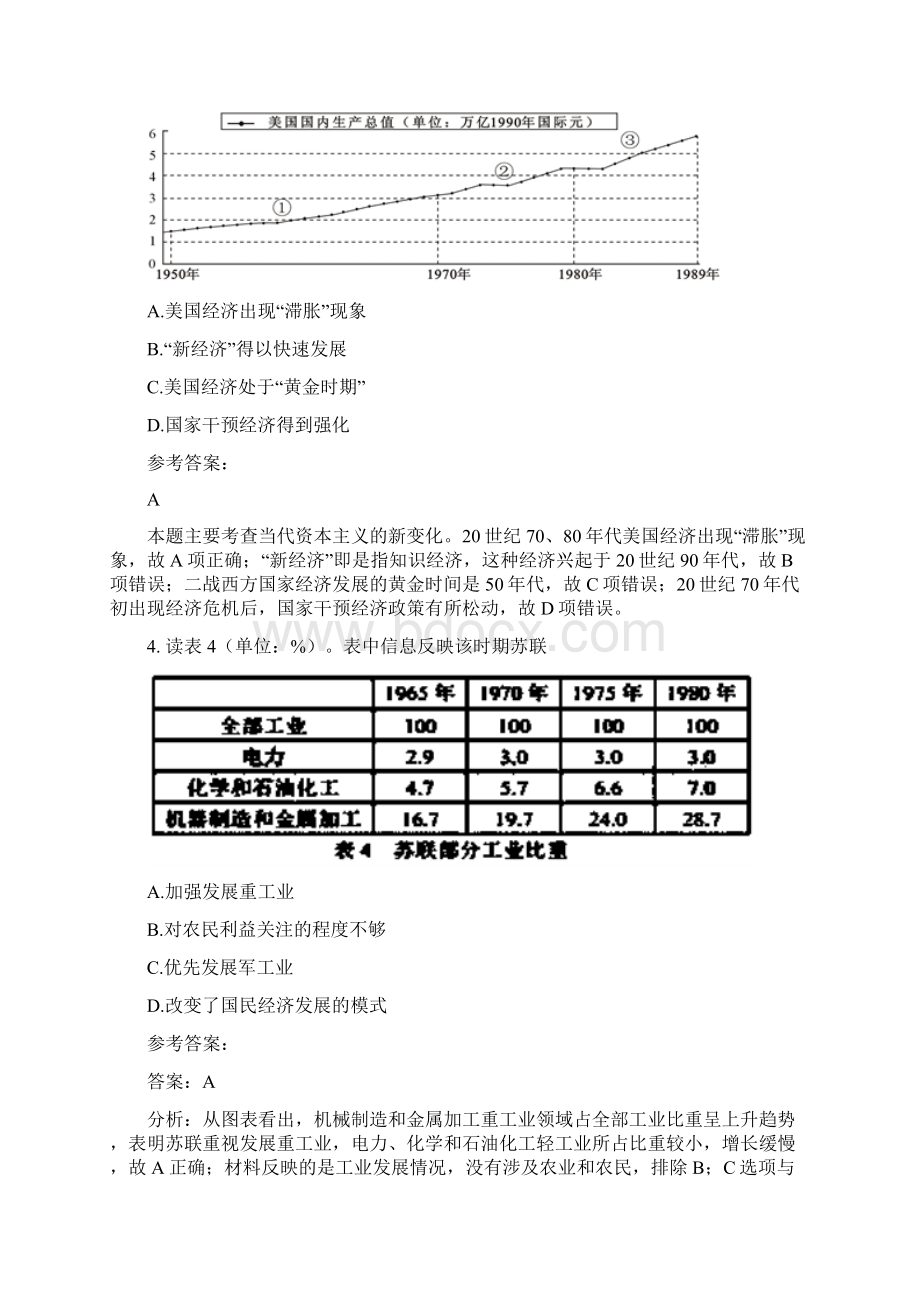 山西省吕梁市兴县职业中学高三历史模拟试题.docx_第2页