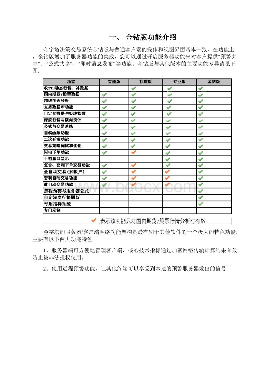 金字塔决策交易系统金钻版服务器及客户端安装配置说明.docx_第2页